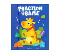 Magnetic Fraction Book - Magnetic Fraction Board,Math Game Learning Teaching Aid for 6-12 Years Old Children Preschool Home