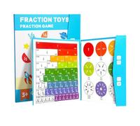 Magnetic Fraction Tiles, Magnetic Fraction Demonstration Book for Classroom Teaching & Homeschool Learning (A)