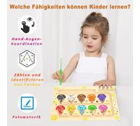 Magnetic Game,Montessori From 2,3,4,5,6 Years Old,Magnetic Game,Maze From 2 To 6 Years,Learn Numbers And Colours,Motor Skills Game For Girls And Boys