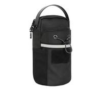 Magnetic Gym Water Bottle Bag - Oxford Cloth Holder for Fitness Travel | Detachable Strap Shoulder Purse, 11.5x10x25.4cm Size, Fits Bottles up to 10cm Diameter and 25cm Height, 450g Weight