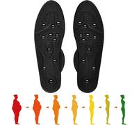 Magnetic Insoles,Magnetic Acupressure Insoles For Men And Women,Guilty Health Insoles Comfortable Breathable (Black,Size 35-40)