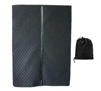 Magnetic Insulated Door Cover - Cold Weather Shield, Strong Seal | Sound Barrier Curtain for Travel Trailer Home Entry Bathroom Nursery Room Apartment Hotel Cabin Garage Living Spaces