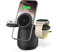 Magnetic Iphone Charging Dock, Compatible With Magsafe, 707m, 3 In 1 Wireless Charger For Iphone 16-12, 5w Fast Charger For Apple Watch 10/9/8/7, Airpods (No Adapter)