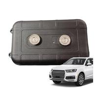 Magnetic Key Box for Under Car - Outdoor Waterproof Key Hider, Strong Magnet Storage Case, Portable Hidden Keys Holder, Secure Auto Accessory for Travel and Spare Keys, 19x10.5x4.5cm