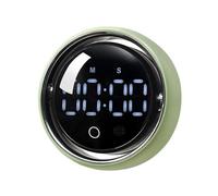 Magnetic Kitchen Timer - Smart Voice Countdown Device | Digital Rotary Knob Magnet Timer, Kitchen Time Reminder Device, Culinary Timing Gadget for Adults Chefs Student Study Fitness Baking Learning Te