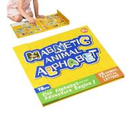 Magnetic Letters Fridge - Alphabet Animal Games for Kids | Educational Magnets with Fun Style, Home School Classroom Ornament, Travel Learning Tool for Kids and Childrens