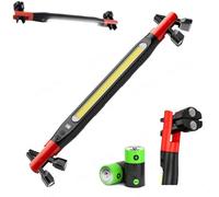 Magnetic Lights Rechargeable, Magnetic Led Light Bar Portable Cordless Trouble Light with Strong Magnet & Hanging Hook, 2 Color Temperatures Mirror Lights for Car Repair Garage