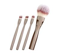 Magnetic Makeup Brushes - 4-in-1 Portable Synthetic Set, Professional Compact Beauty Tools | Powder Blush Eyeshadow Concealer Blending Kit For Home Office Travel Outdoor Party