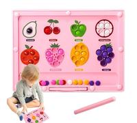 Magnetic Maze Board, Toddler Sorting Game, 19.3/2.7/12.1 inches, Logic Puzzle Toy, Themed Educational Design, Fine Motor Skill for Kids Early Learning Creativity, Blue and Pink