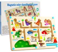 Magnetic Maze Game,2-6 Years,Montessori Toy From 2 3 4 5 6 Years Old Learning Numbers And Colors Motor Skills Toy Gift For Girls Boys
