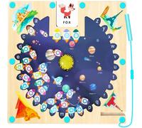 Magnetic Maze,Montessori Games 3 4 5 6 7 8 Years Wooden Board Game Alphabet Puzzle Toy Letters Child Game Educational Travel Gift Birthday Christmas for Teen Boy Girl
