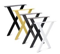 Magnetic Mobel 2 x Pieds de Table chemins de Table Base de Table X - Cadre 50x72 cm (Blanc)