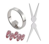 Magnetic Nail Tool - 0.07x0.08 Inches, Double-Head - DIY Gel Manicure Supplies | Instant Professional Nail Magnet For Home, Salon, Travel, Apartment, Dorm | Women, Beginners, Adults