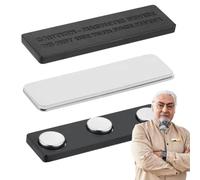 Magnetic Name Badge Holder - N38 Strong Reusable Badge Magnet