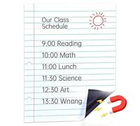 Magnetic Notebook Paper Erasable Teaching Lined standard teachingNotepad