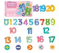 Magnetic Numbers for Classroom - 18x10x4cm Magnetic Numbers for Basic Mathematics Education | Mathematical Skill Building Addition Subtraction Games Division Number Magnettic Toy for Girls Boys