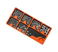 Magnetic Parts Tray - Compartment Space Saving Small Storage Box | Magnet Small Parts Screws Holder for Bolt Pin Home Garage Workshop Men Mechanic Technician