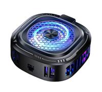 Magnetic Phone Cooler, 10W Heat Sink, Adjustable Cooling Levels, RGB Light Device, Smartphone Accessory, Efficient Thermal Solution for Mobile Game Streaming Video Recording Daily Use