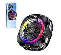 Magnetic Phone Cooler | Digital Display Heat Reduction Case, Semi-conducteur Adjustable Turbo Airflow To Deliver A NoiseControl Cell Phone Cooling Fan,for Adult Teacher Meeting Game Video Live