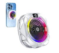 Magnetic Phone Cooler | Digital Display Heat Reduction Case,Semiconductor Adjustable Turbo Airflow To Deliver A NoiseControl Cell Phone Cooling Fan,for Adult Teacher Meeting Game Video Live Streaming
