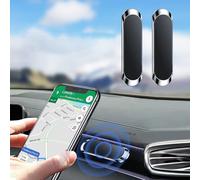 Magnetic Phone Holder For Smartphone, Car Phone Holder, Cell Phone Holder, Fits Most Smartphones (2 Pack)