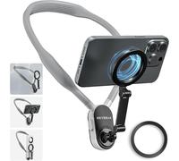 Magnetic Phone Holder, Stand for POV/Vlog Selfie Mount Hand Free Phone Neck Holder Chest Stand Strap Video Recording for iPhone 15 14 13 12 Android Phones