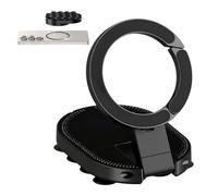 Magnetic Phone Mount - ABS 16x6x1.5cm | Suction Cup Navigation Stand | 360 Degree Adjustable Car Phone Holder Automobile Cradle For Car Dashboard Windshield Driving Navigation Travel Daily Commute