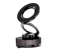 Magnetic Phone Mount - Car Mount | Magnetic Holder | Phones Vacuum Stand |360 Degree Rotatable Cellphone Mounted | Foldable Anti-Shake Magnet Smartphone Stands for Windshield Dashboard Vent