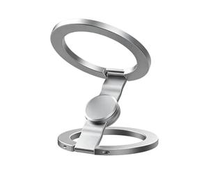 Magnetic Phone Ring Holder, Dual-Purpose Fingertip Spinner, 360-Degree Rotating Grip, Ergonomic Mobile Support for Vlogging and Filming, Versatile Attachment for Gym Travel Home