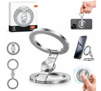 Magnetic Phone Stand,Dual-Sided Ring Holder,Foldable Grip with 360° Rotation (C)