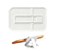 Magnetic Phone Stand, Foldable Cradle with Makeup Mirror, Adjustable Desk Phone Holder with Strong Magnet, Portable Stand for TV Watching Video Call Filming Recording Table Dashboard Travel Airplane