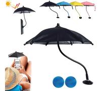 Magnetic Phone Umbrella,magnétique Phone Umbrella,phone Umbrella for Sun,parasol Telephone Portable,parapluie Téléphone Voiture,parapluie Magnétique Téléphone,360 Degree Adjustable Phone Sun Blocker-D