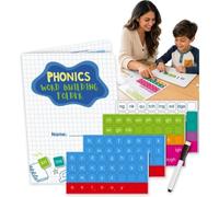 Magnetic Phonics Cards Kit 142 Pieces with Magnetic Board & Marker (1pc)