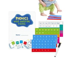 Magnetic Phonics Flashcard Set - Paper EVA, 10.2 inch Reading Game