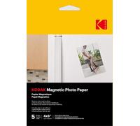 Magnetic Photo Paper - Papier Magnétique, Pack De 5 Feuilles De Papier Photo, Format 10X15 Cm, Compatible Avec Imprimantes Jet D'Encre
