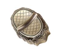 Magnetic Pin Holder, Portable Sewing Organizer, 3.94x2.36x0.79 Inches Zinc Alloy Build with Embossed Design, Strong Magnet, Compact Tray with Practical Style, Craft Accessory for Home Studio Room