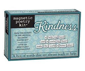 Magnetic Poetry Kit de gentillesse - Mots pour réfrigérateur - Écrivez des poèmes et des lettres sur le réfrigérateur - Fabriqué aux États-Unis