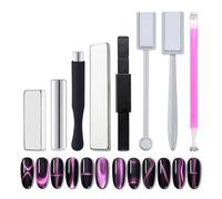 Magnetic Polish - 8pcs Portable Magnetic Eye Tool, Magnet Stick Set, Art Accessories, Strong Polish Magnet for Ideal Eyes