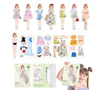 Magnetic Princess Dolls, Paper Doll Dress Up Set, Magnetic Clothes
