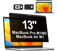 Magnetic Privacy Filter for Apple MacBook Pro 13-inch (2016-2022, M1,M2) & MacBook Air 13-inch (2018-2021, M1), Anti Spy/Anti Light Blue Privacy Screen Filter 13.3 Inches