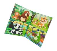 Magnetic Puzzle, Educational Travel Game Book, Fun Learning Activities for Kids, Boys, Girls, Road Trip, Car Ride, Birthday Presents, Classroom Entertainment, Portable Toy Set
