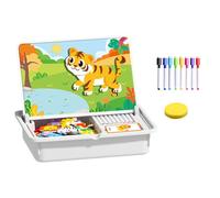 Magnetic Puzzle Game, Preschool Educational Activity, 12.61x9.85x3.15 inches Double Sided Matching Toy, Magnetic Face Dress Up Set, Ideal for Kindergarten, Nursery, School, Vacation
