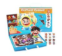 Magnetic Puzzle - Magnetic Games for Kids | Travel Magneticc Games, Double-Sided Magneticc Pretend Play, Face Dress Up Puzzles for Kids Girl Teens Toddler Family School Home Gardeners