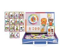 Magnetic Puzzles,Double Side Preschool Toys - Dress-Up Game | for Boys Girls Birthday Party Home Preschool School Travel Beach