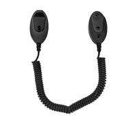 Magnetic Remote Control Holder, Wall Mount Key Rack, Black, White, Adhesive Design with Spring, Suitable for LED Remote, RV, Bedroom, TV Area, Garage, Living Room, Classroom, Fan, Bedside, Whiteboard
