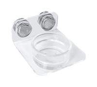 Magnetic Reptile Feeding Ledge, Suction Cup Food Tray for Geckos, 8.6x6.6x3cm/3.39x2.6x1.18 inches Easy Installation Feeding Station for Lizards, Chameleons and Tree Frogs