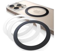 Magnetic Ring For Phone Case-[Pack Of 4] [0.5mm Ultra Slim] Magnetic Ring Phone Metal Compatible With Magsafe Accessory,For Iphone 16 15 14 13 12 11 & Android