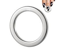 Magnetic Ring Nail Magnet - Metal 2.8x2.8x0.5cm | Hollow Circular Magnet Tool DIY Manicure Gel | Ñail Art Ḿagnet For Beginners Professionals Salon Home Use For Women Girls