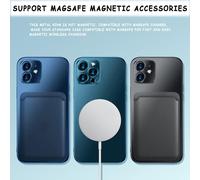 Magnetic Ring Wireless Charging Metal Magnetic Charging Ring With Sticker,Universal Ultra Thin Round Charging Ring Converter Kit Compatible With Magsafe Iphone 13 12 Pro Mini Max Galaxy S21,3 Colors