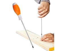 Magnetic Screw Driver - Steel Ergonomic Handle | Extended Bit Repair Tool Screwdriver Set | Heavy Duty Manual Hardware for Household Repairs Industrial Operations Furniture Assembling